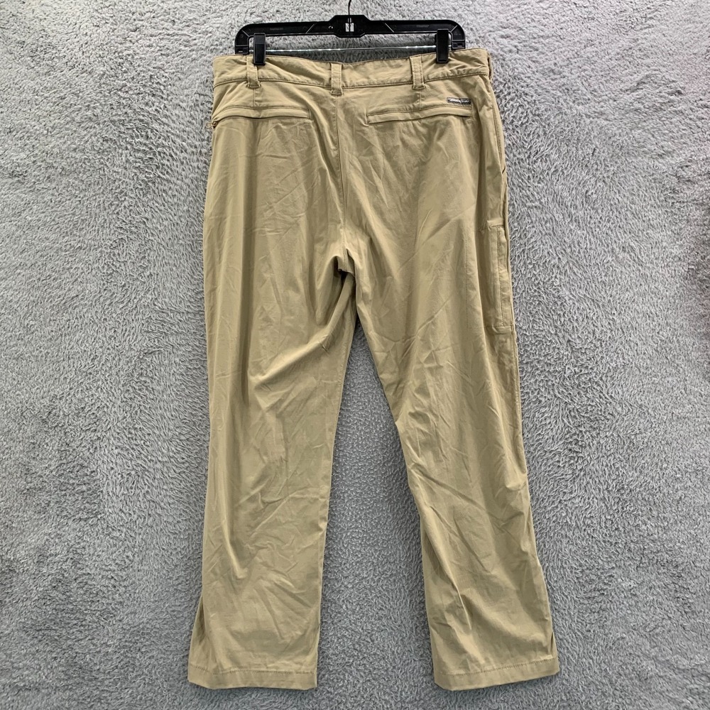 Eddie Bauer Travex Pants Mens 36x29 Measured Beige Hiking Outdoors Tag: 36x34 - Picture 2 of 8